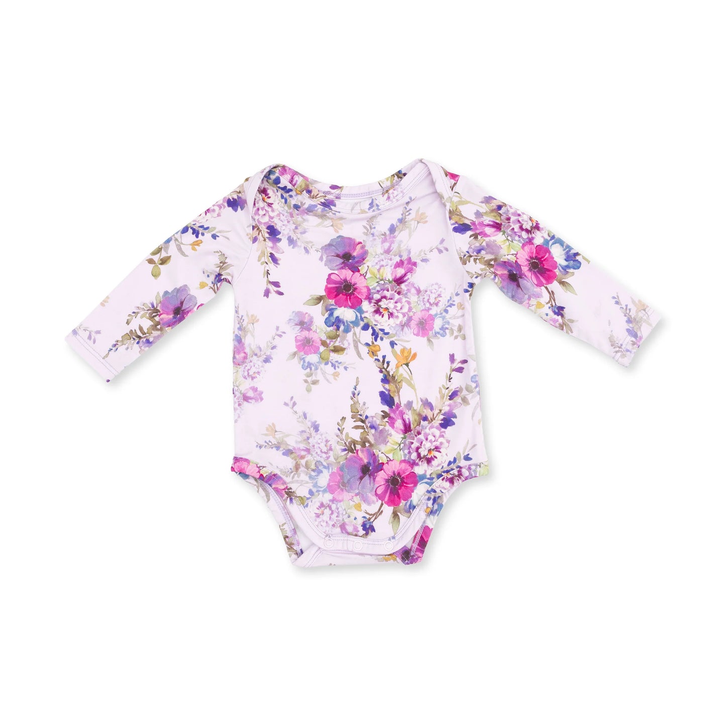Dahlia Floral | Long Sleeve Bodysuit