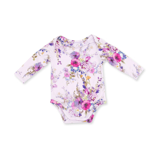 Dahlia Floral | Long Sleeve Bodysuit
