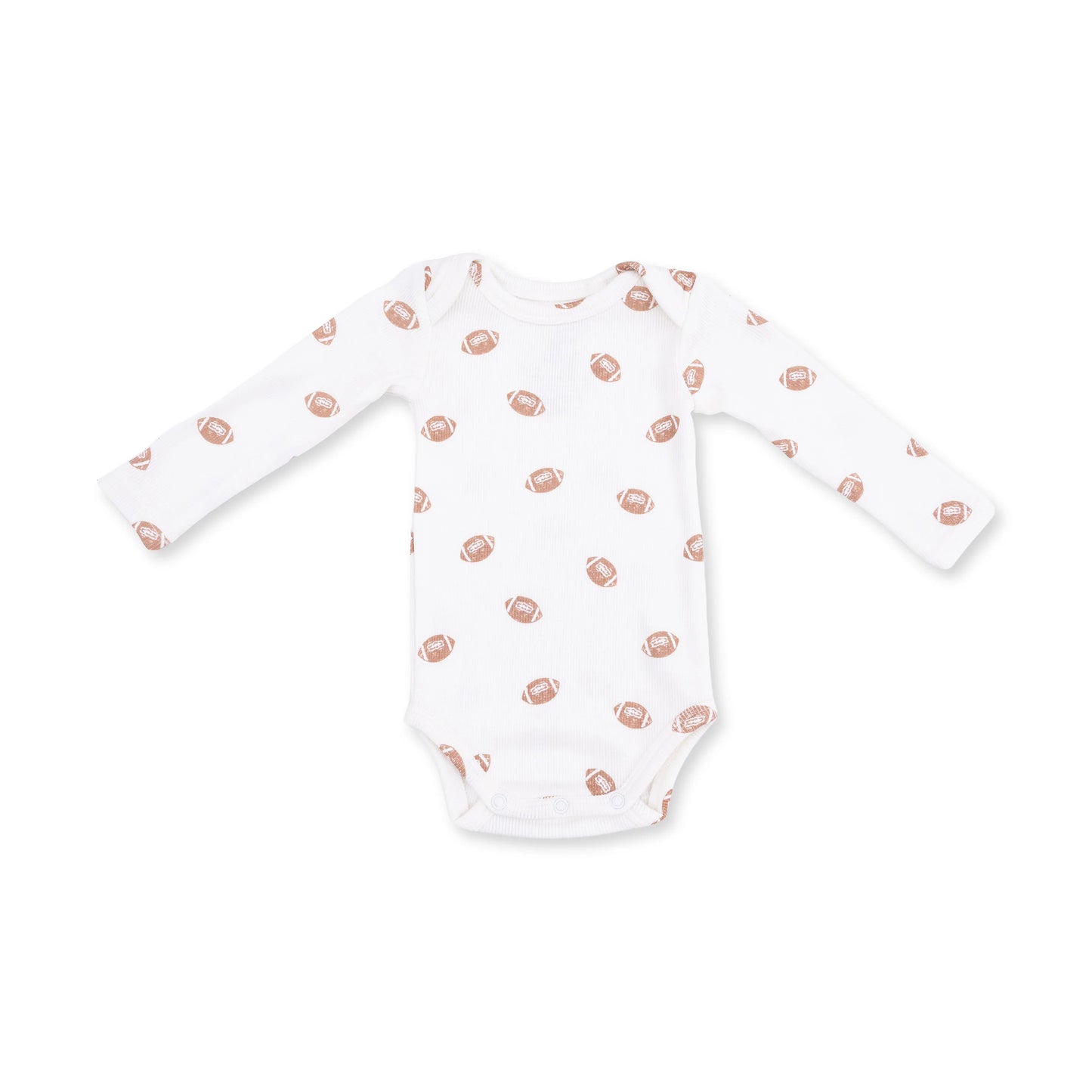 Mini Footballs | Long Sleeve Bodysuit