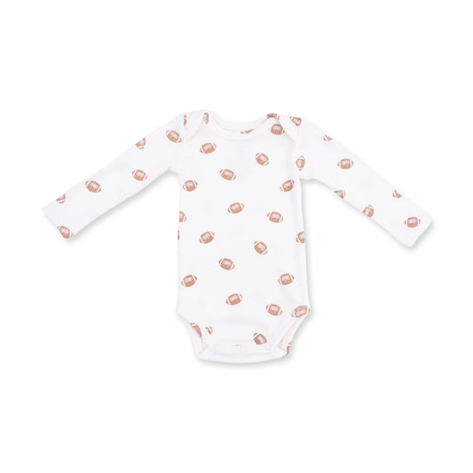 Mini Footballs | Long Sleeve Bodysuit
