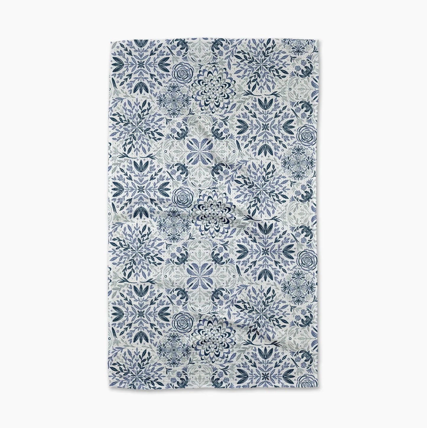 Floral Medallions Tea Towel