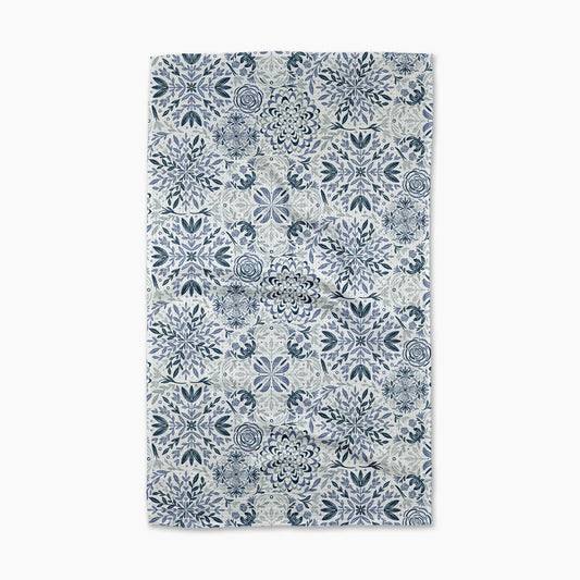 Floral Medallions Tea Towel
