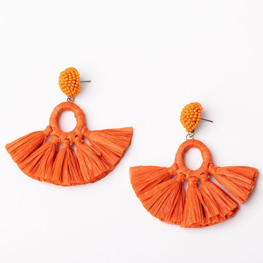 Alexa Earring Orange | Michelle McDowell