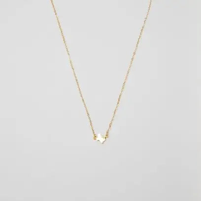 Texas Mini Necklace in Gold | Brenda Grands