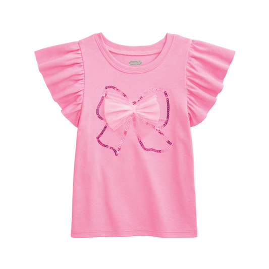 Girly Sparkle Tee | Bow
