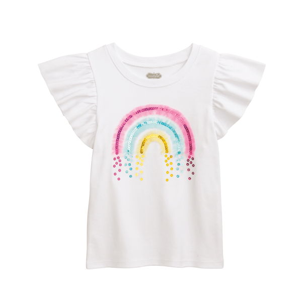 Girly Sparkle Tee | Rainbow