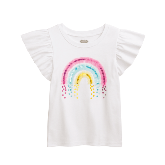 Girly Sparkle Tee | Rainbow