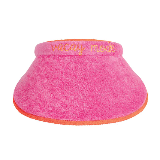 Resort Ready Terry Cloth Visor | Vacay Mode