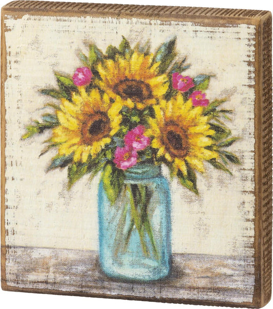 Block Sign | Sunflowers