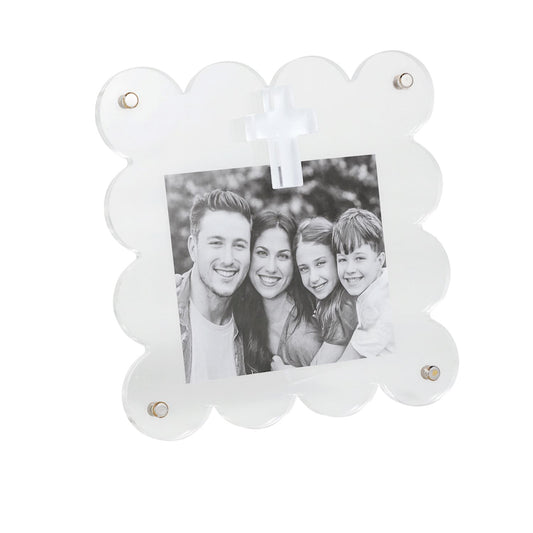 Clear Acrylic Cross Frame