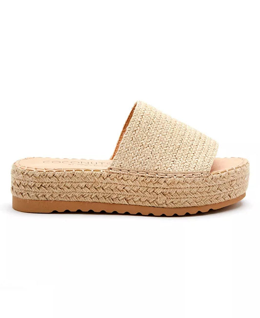 Del Mar Platform Sandal | Natural