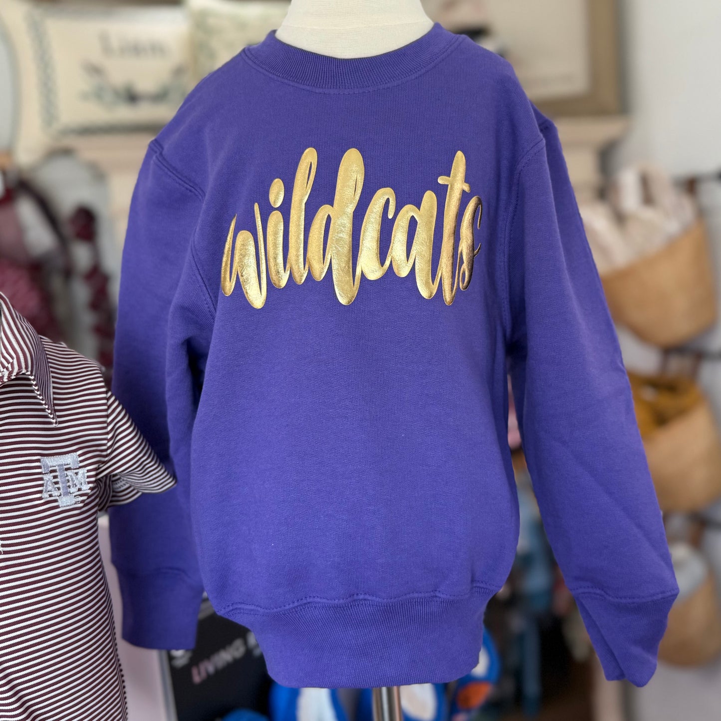 Wildcats Crewneck | Youth