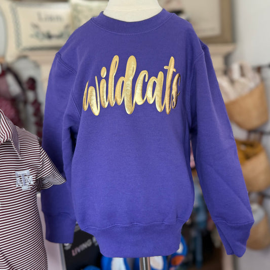 Wildcats Crewneck | Youth