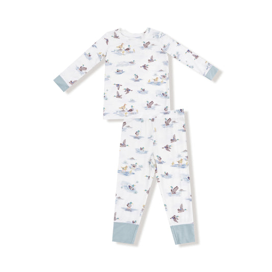 Migrating Mallards  Long Sleeve Loungewear Set