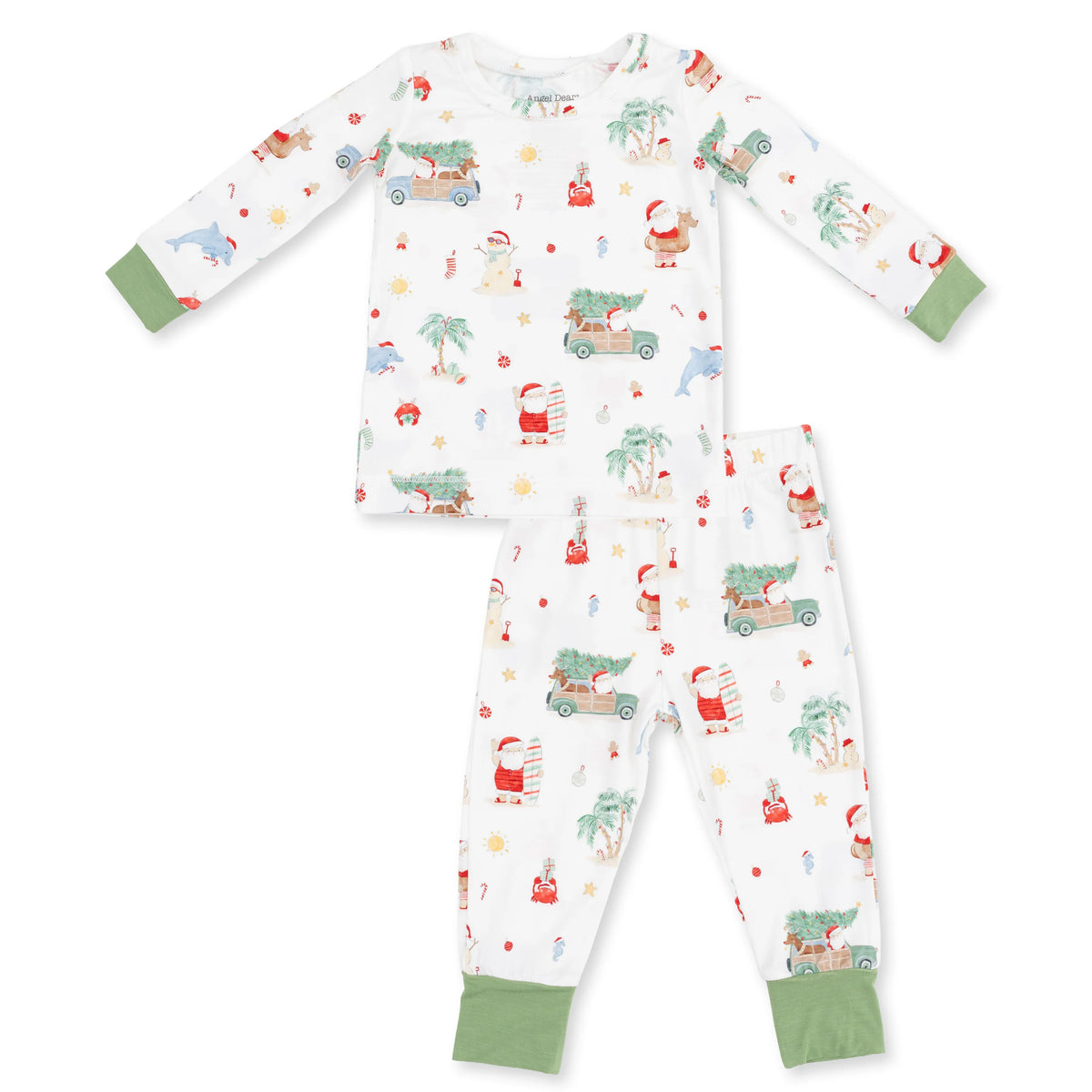 Beach Christmas I Long Sleeve Loungewear Set