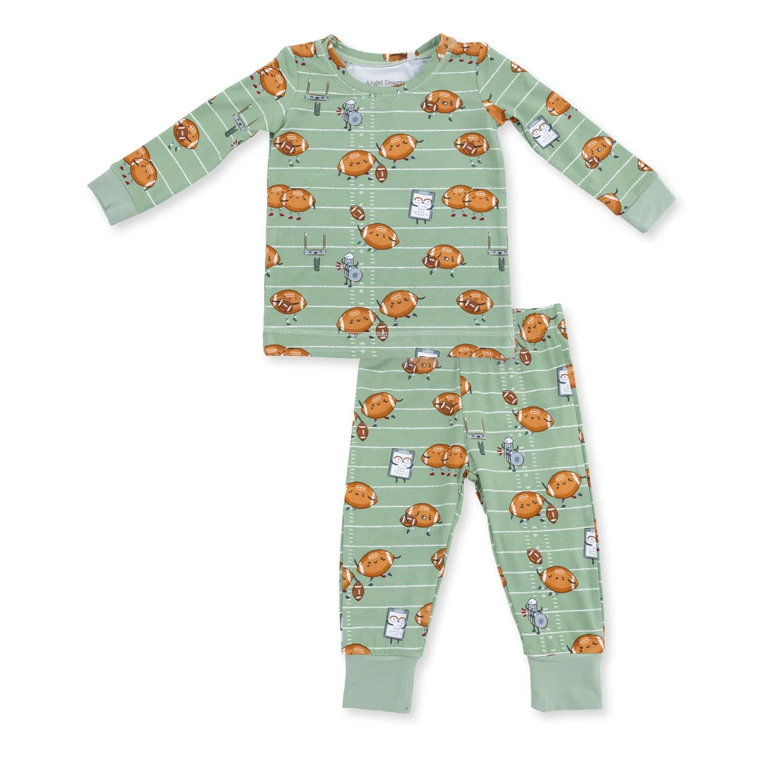 Footballs Playing Football | Long Sleeve Loungewear Set