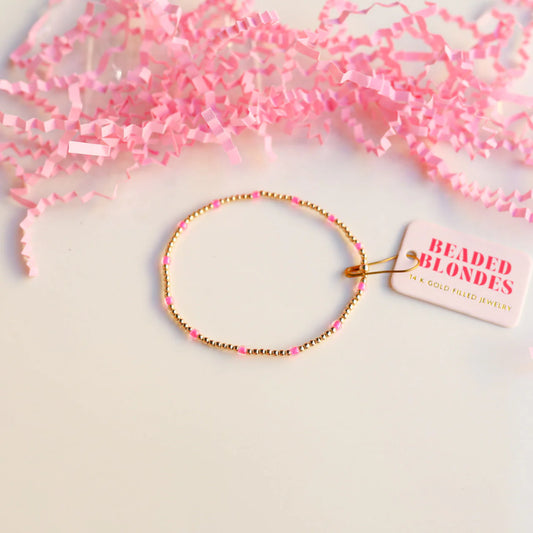 Pink Dainty Poppi Bracelet