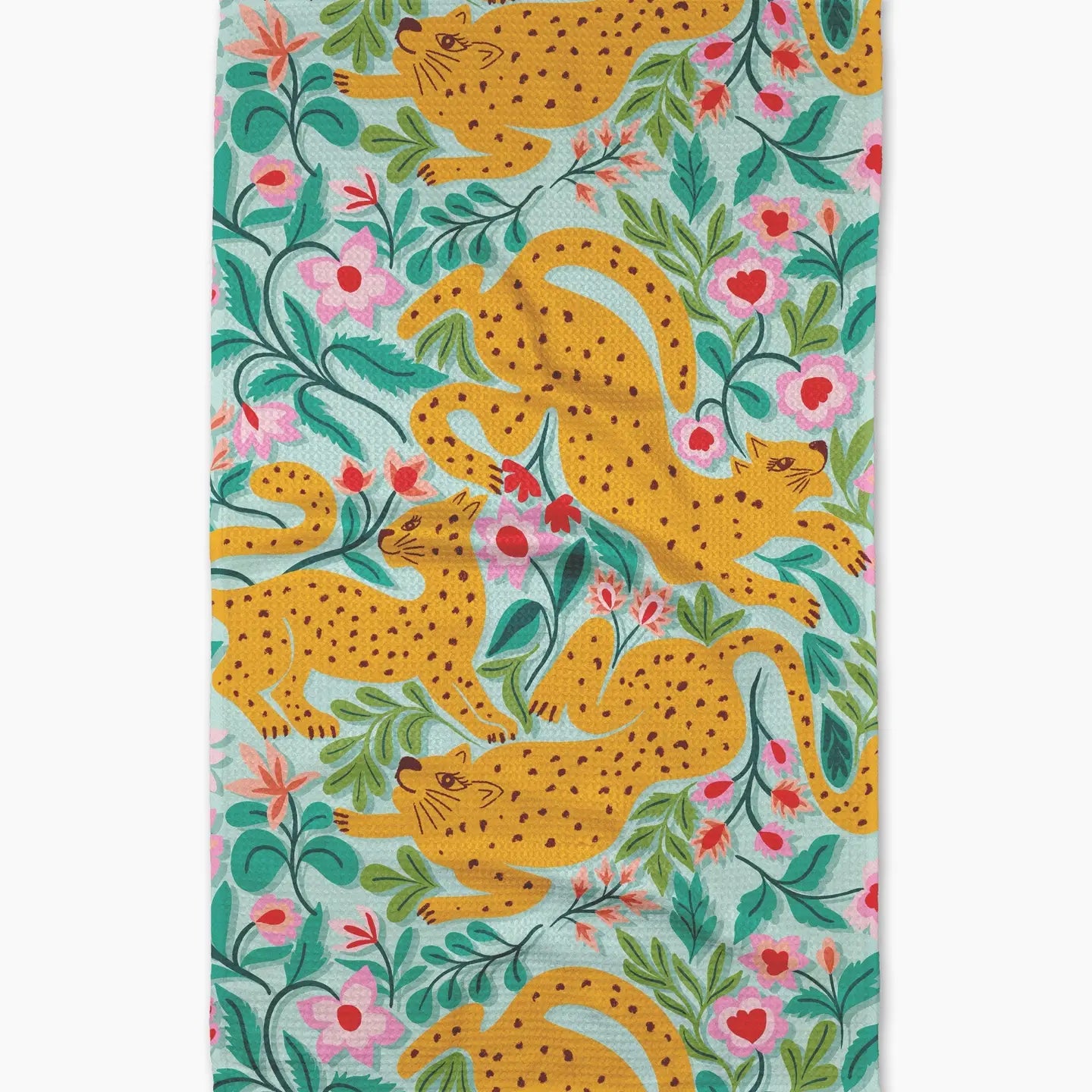 Cheetah Haven Tea Towel