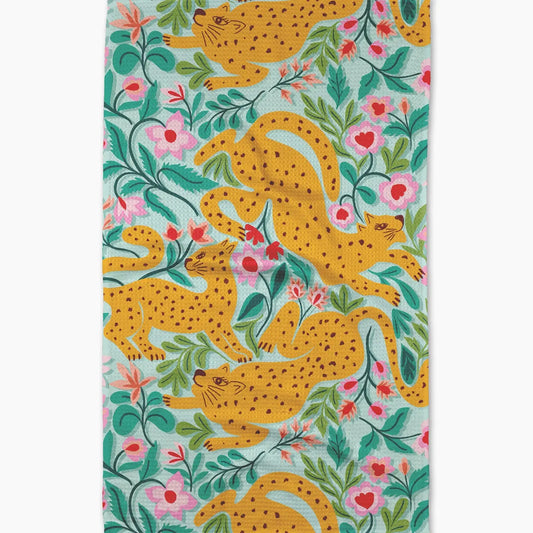 Cheetah Haven Tea Towel