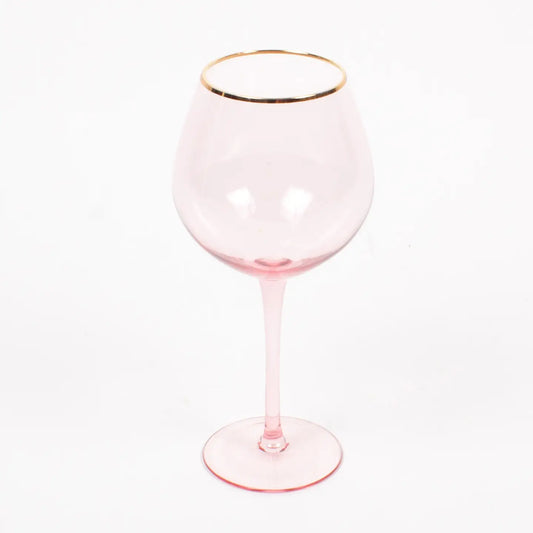 Light Pink Wine Glass