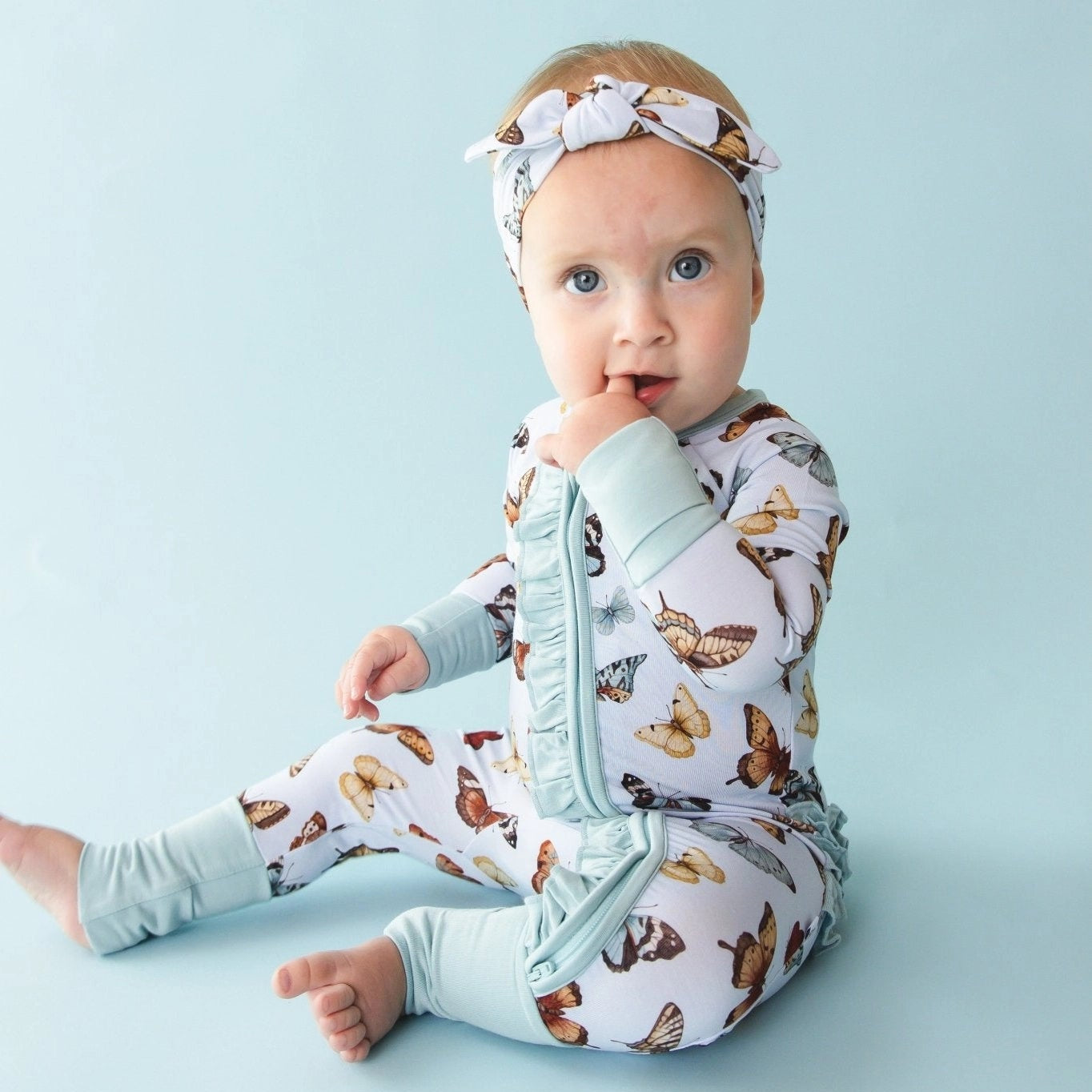 Butterfly Kisses Ruffle Romper