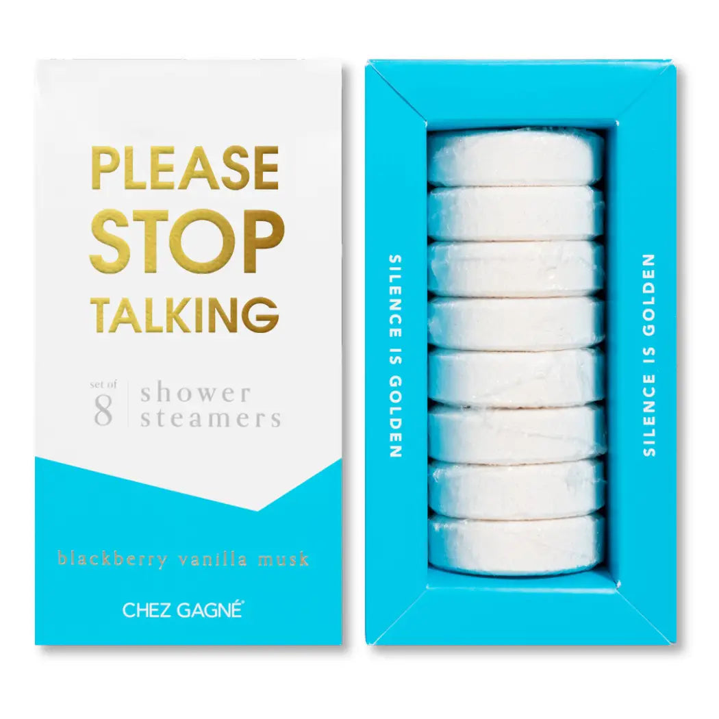 Please Stop Talking Shower Steamers  Blackberry Vanilla Musk