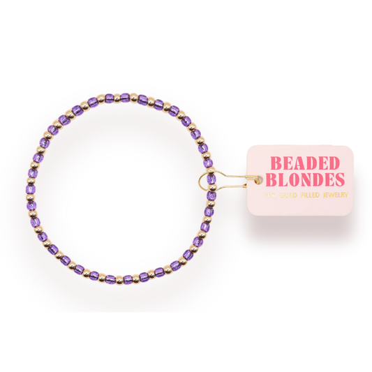 Demi Bracelet in Dark Purple
