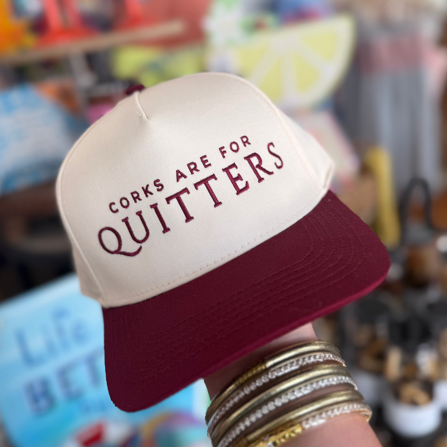 Corks are for Quitters Hat
