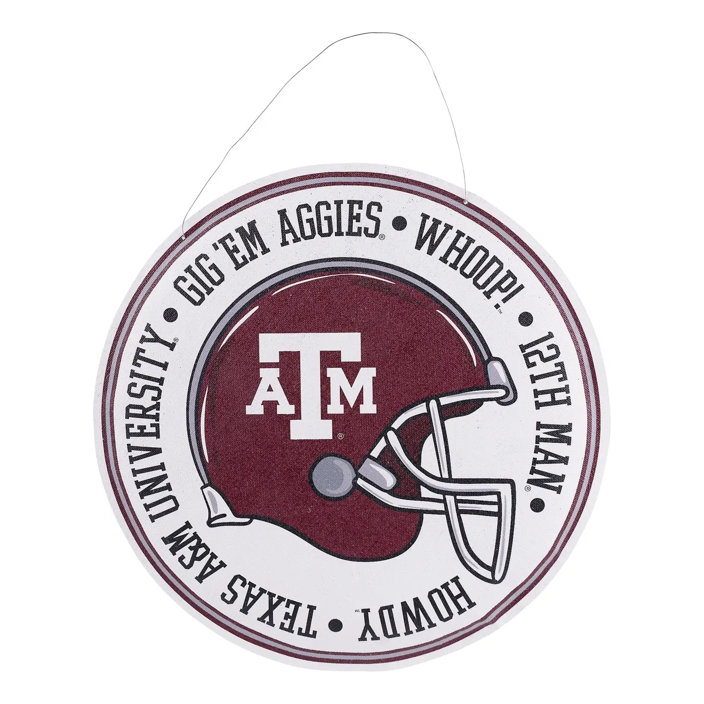 Texas A&M Wreath/Helmet Burlee | PICK UP ONLY