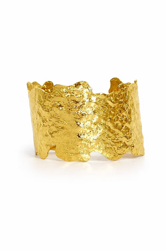 Ultra Thick Plated Cuff | Gold