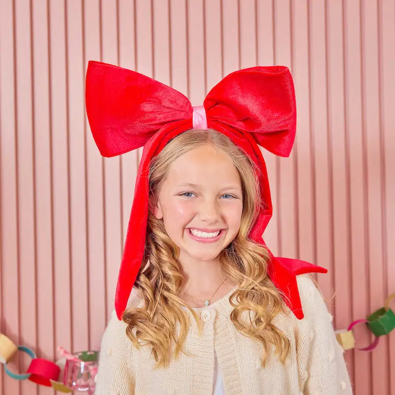 Packed Party Giant Velvet Bow Headband