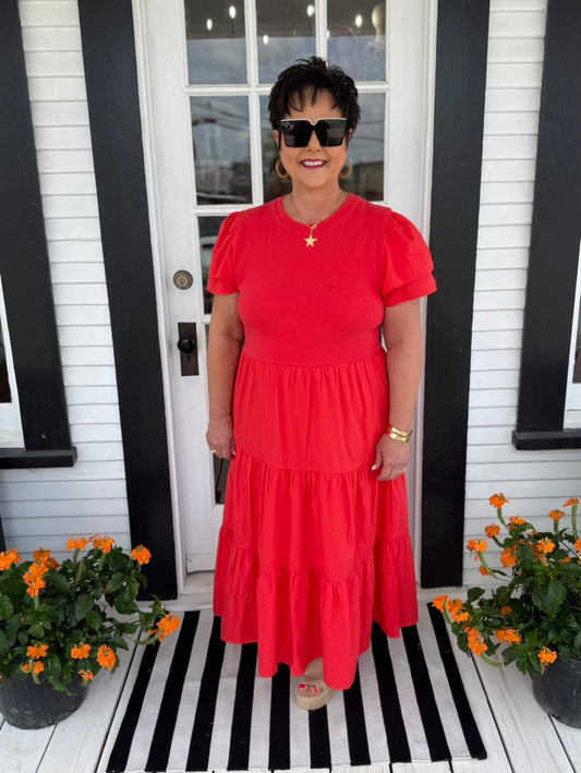 Patton T Shirt Midi Dress