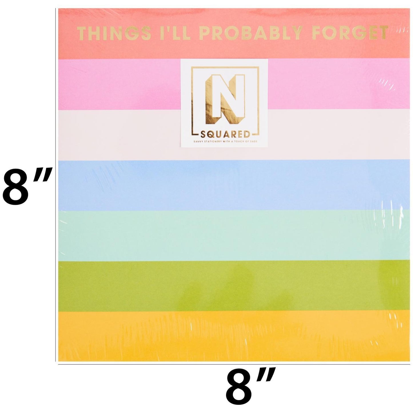 N Squared Chunky List Pad | Stripe