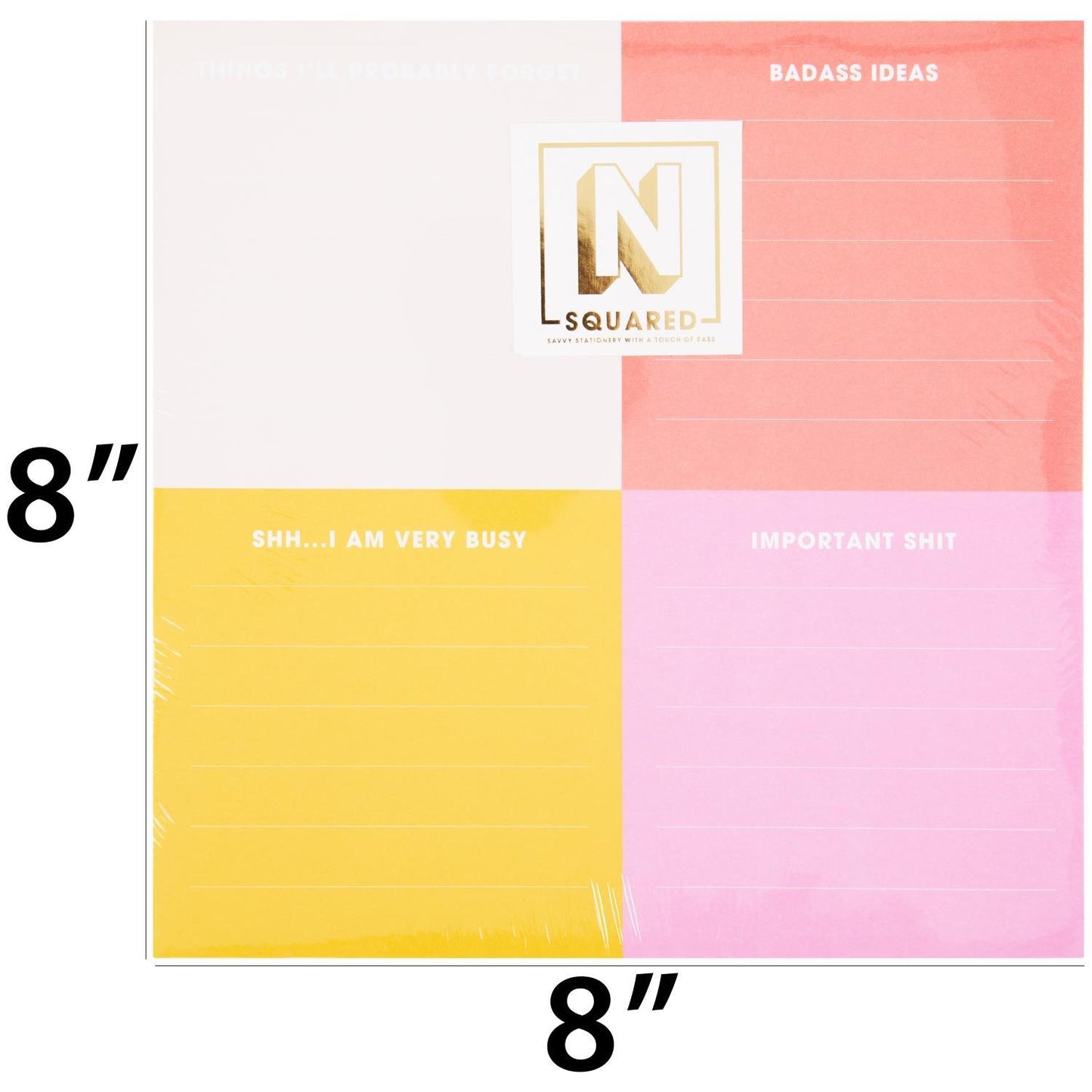 N Squared Chunky List Pad Colorblock