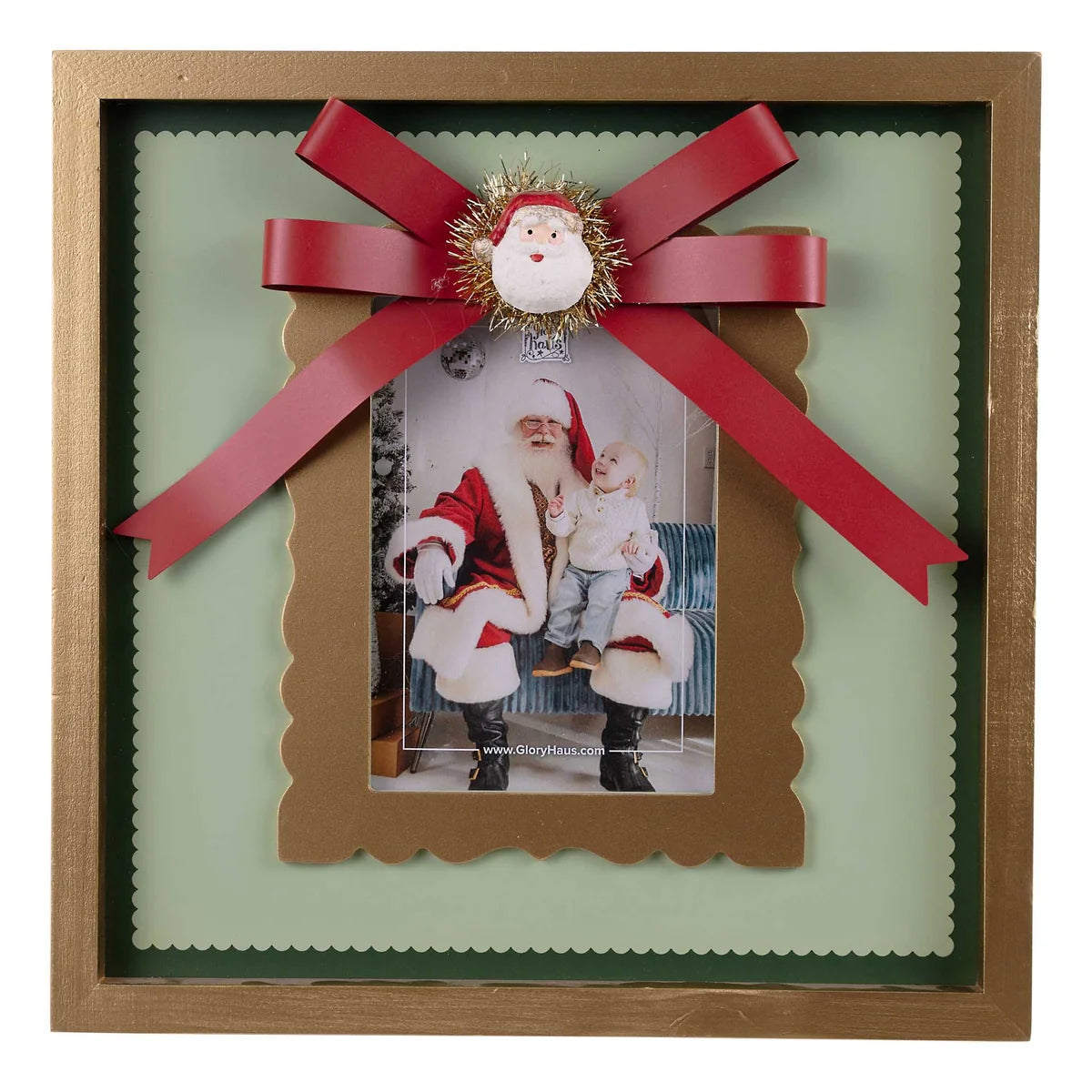 Santa Striped Frame