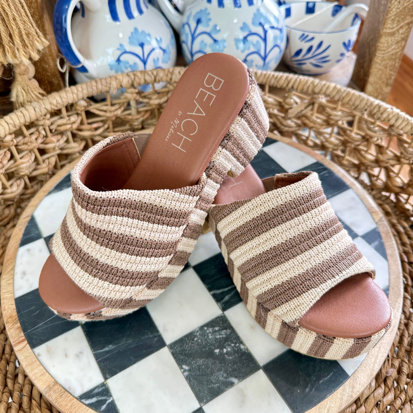Terry Sandles | Brown Stripe