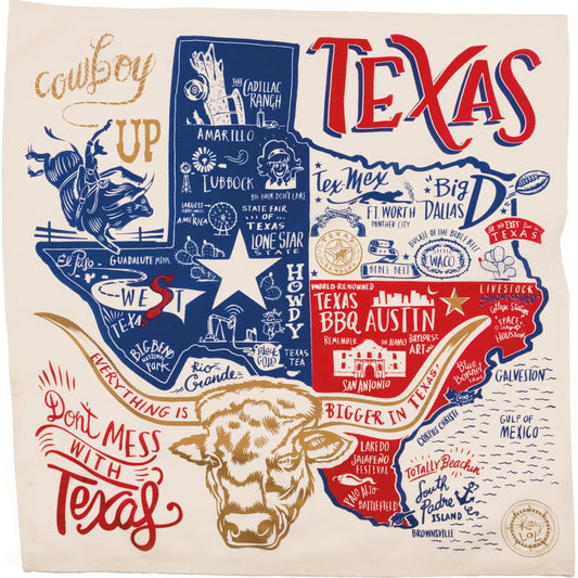 Don't Mess With Texas Kitchen Towel