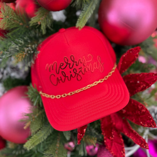 Red Merry Christmas Hat