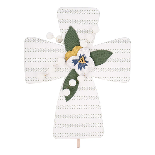 Floral Cross Topper