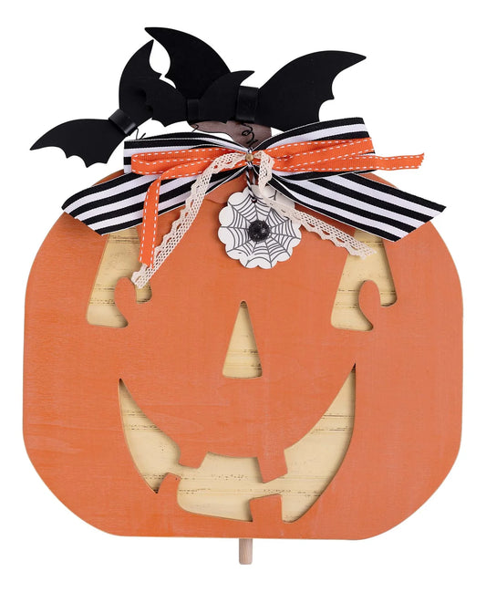 Spooky Jack-o-Lantern Topper