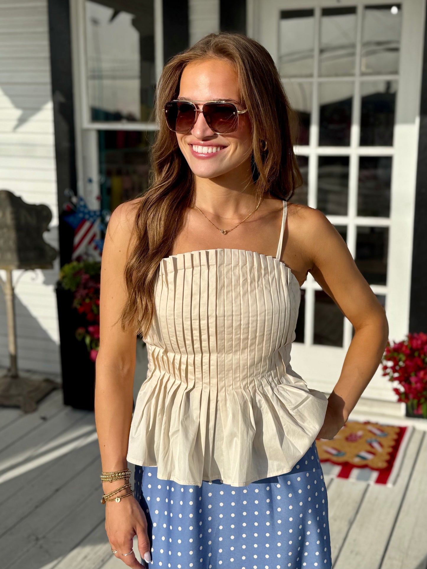 Mollie Top | Ivory