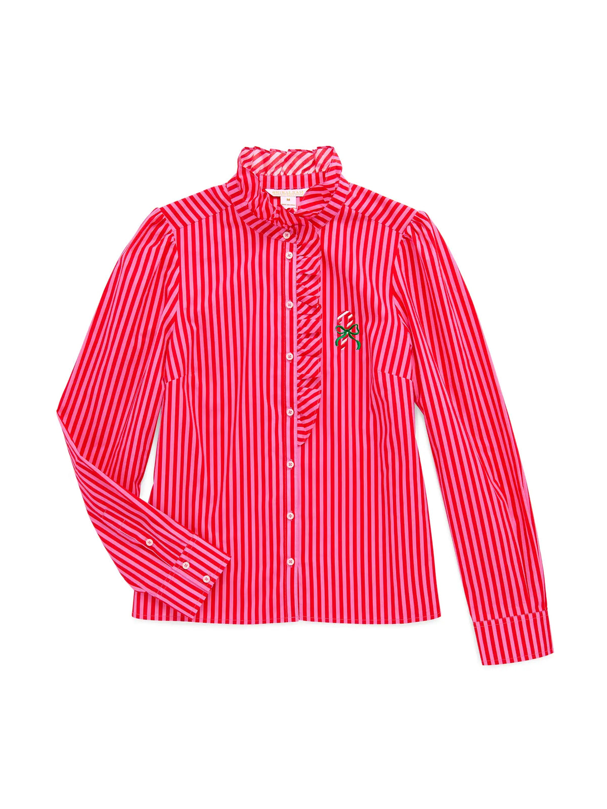 Candy Cane Ruffle Blouses