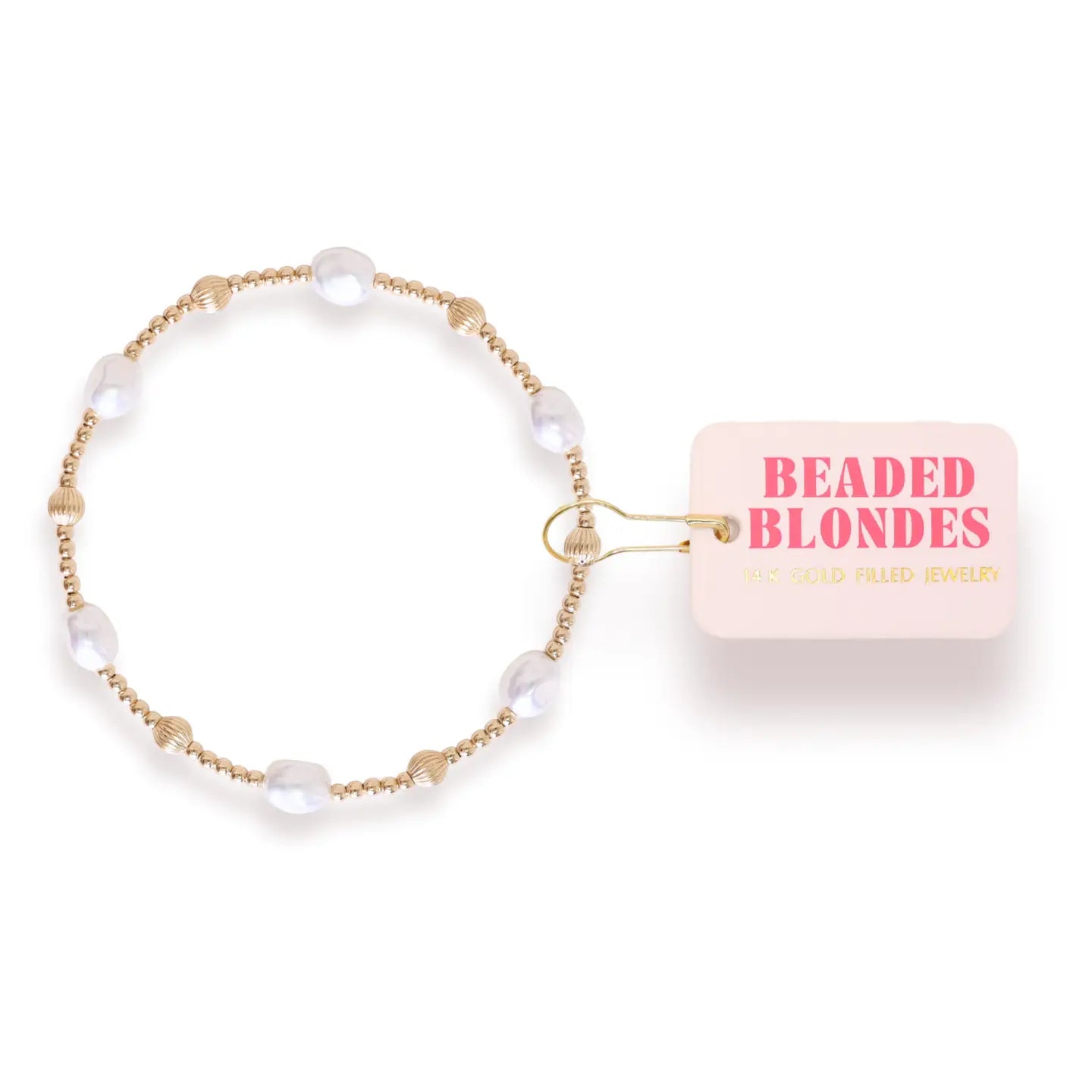 Maggie Fluted Bracelet in Gold | Extended
