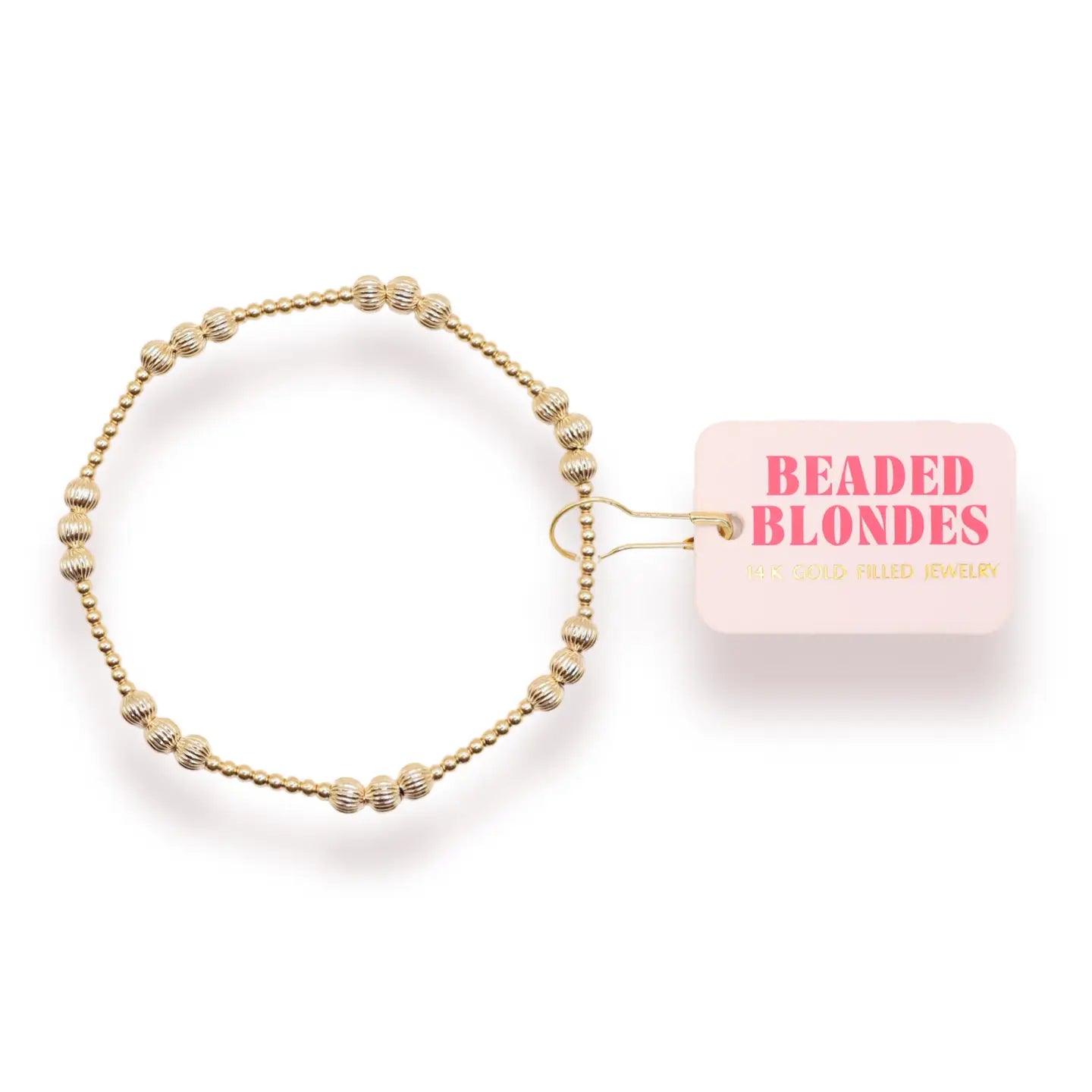 ILY Bracelet in Gold (Fluted) | Standard