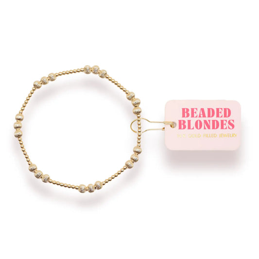ILY Bracelet in Gold (Fluted) | Standard