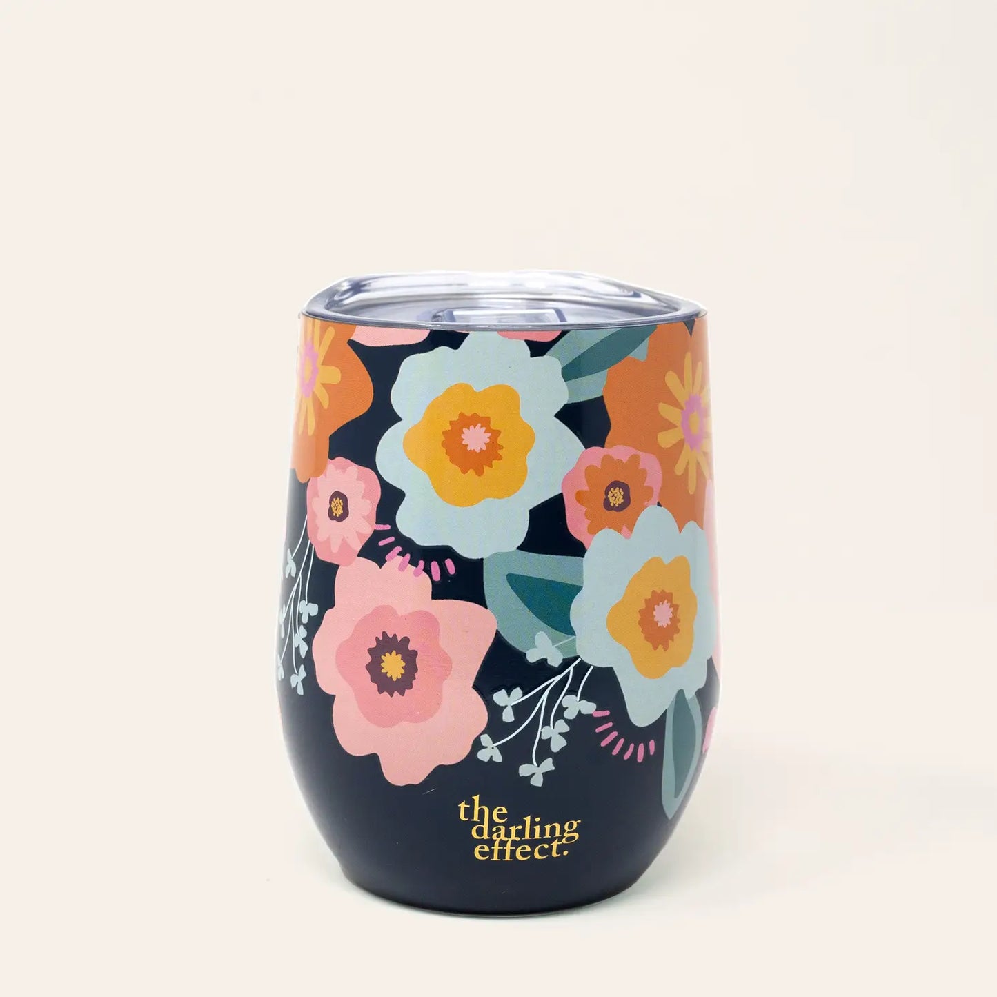 12 oz Wine Tumbler | Bright & Bloomy