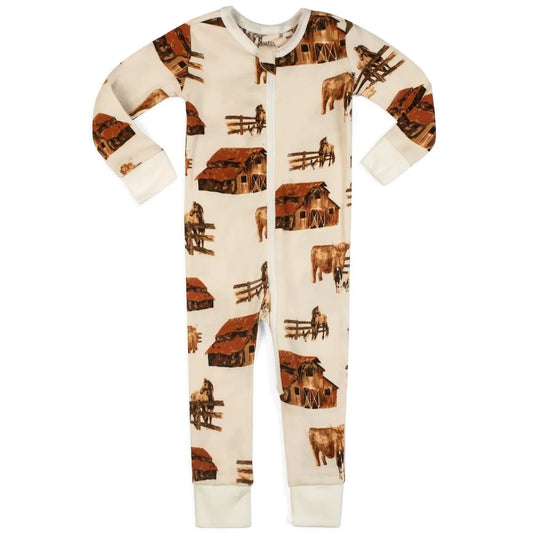 Homestead Organic Cotton Zipper Pajama