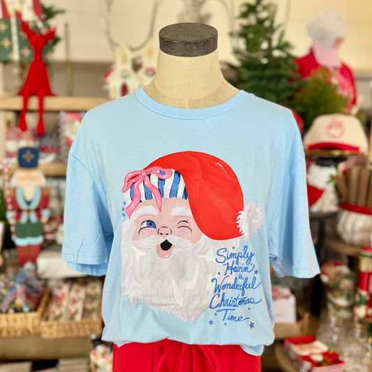 Simply Havin a Wonderful Christmas Time Tee