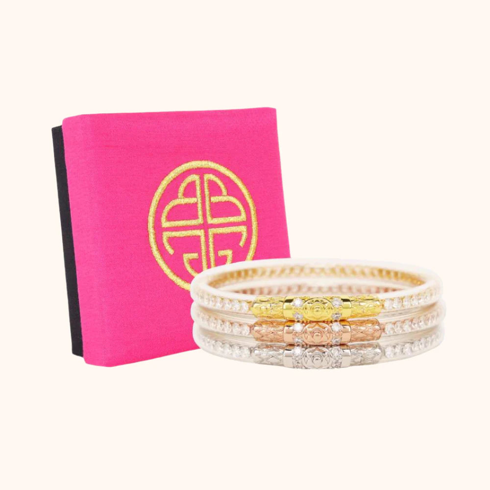Three Queens All Weather Bangles® (AWB®) - Clear Crystal