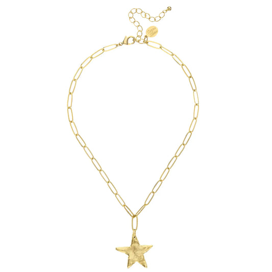 Star Paperclip Necklace